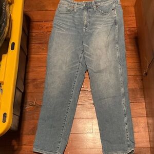 Madewell Light-Wash Curvy Stovepipe Jeans Sz. 29